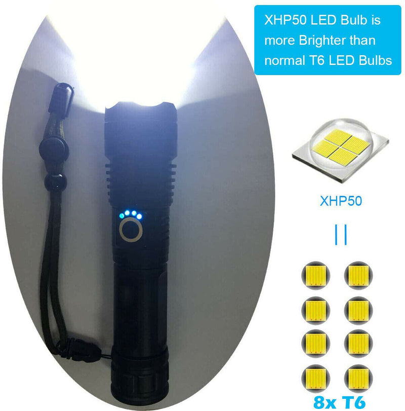 High Power Zoom Flashlight